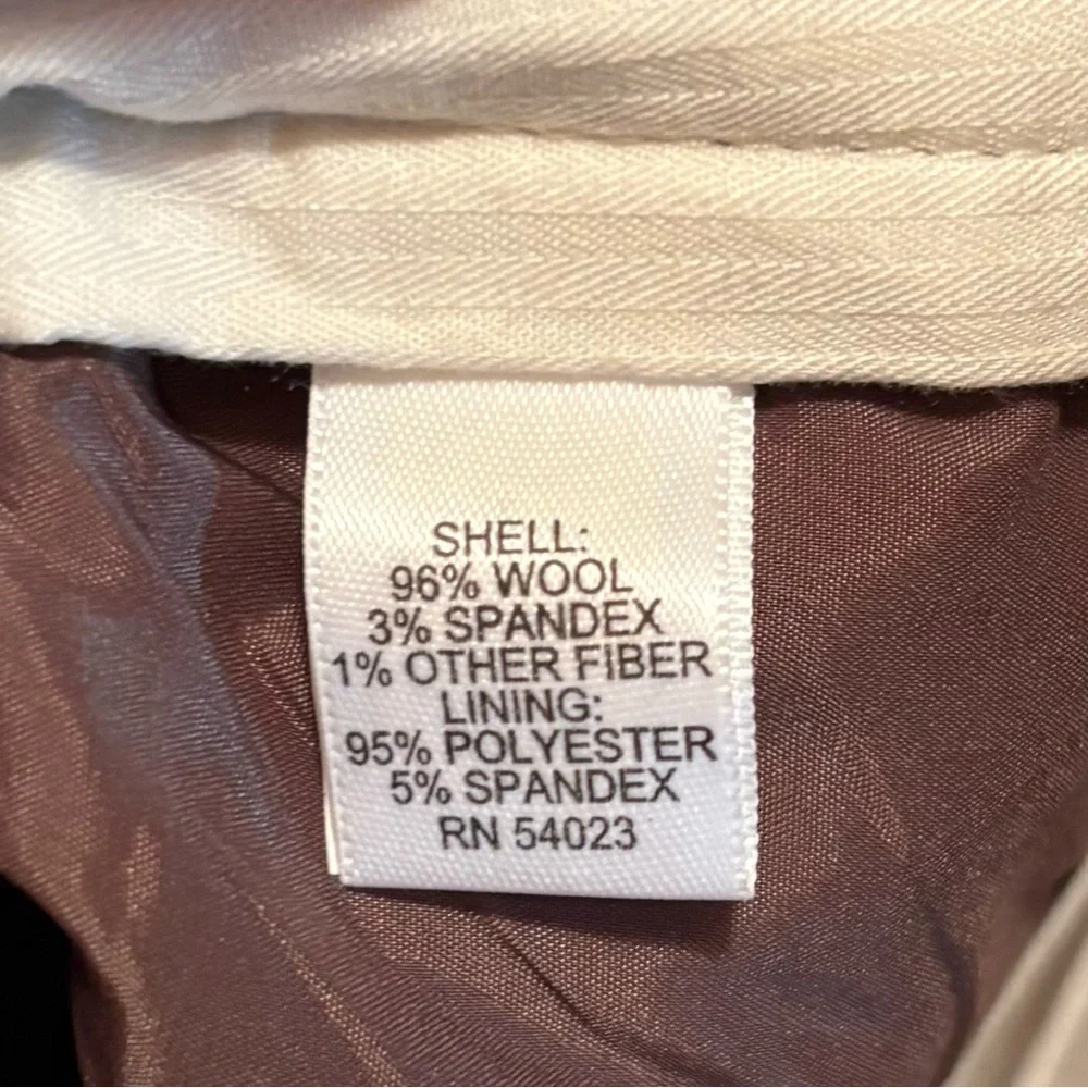 Banana Republic Beige Tailored Martin Pants with Cuff size 6 - Picture 5 of 5